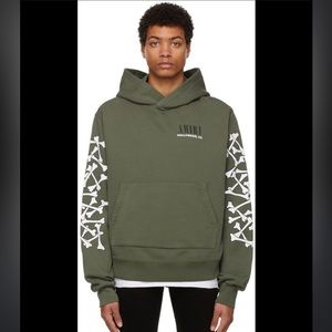Amiri khaki bone hoodie